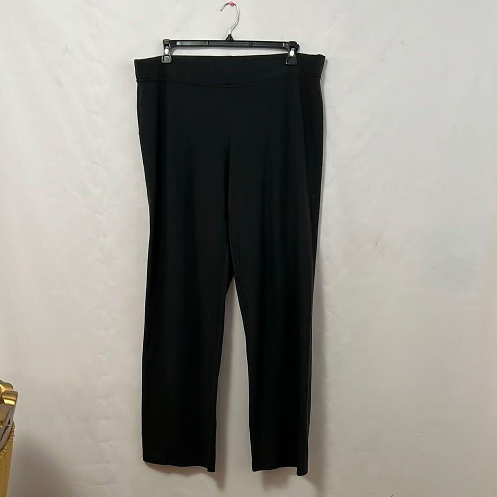 EILEEN FISHER BLACK PANTS SIZE L‎